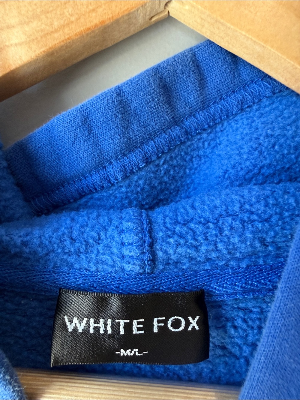 White Fox Blue Project 5 Oversized Hoodie - Picture 5 of 8